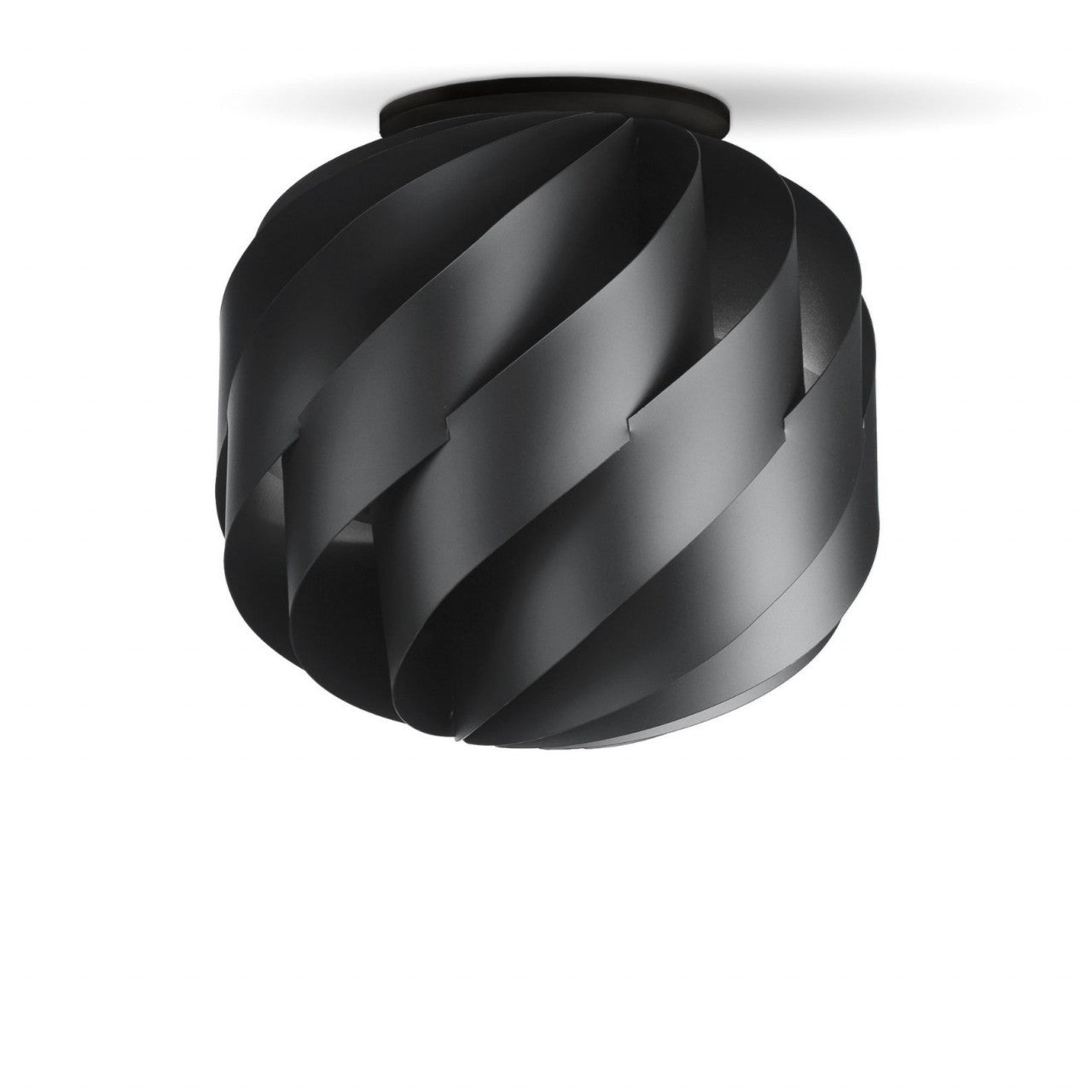 Schwarze Deckenleuchte cm. 40 x 39h