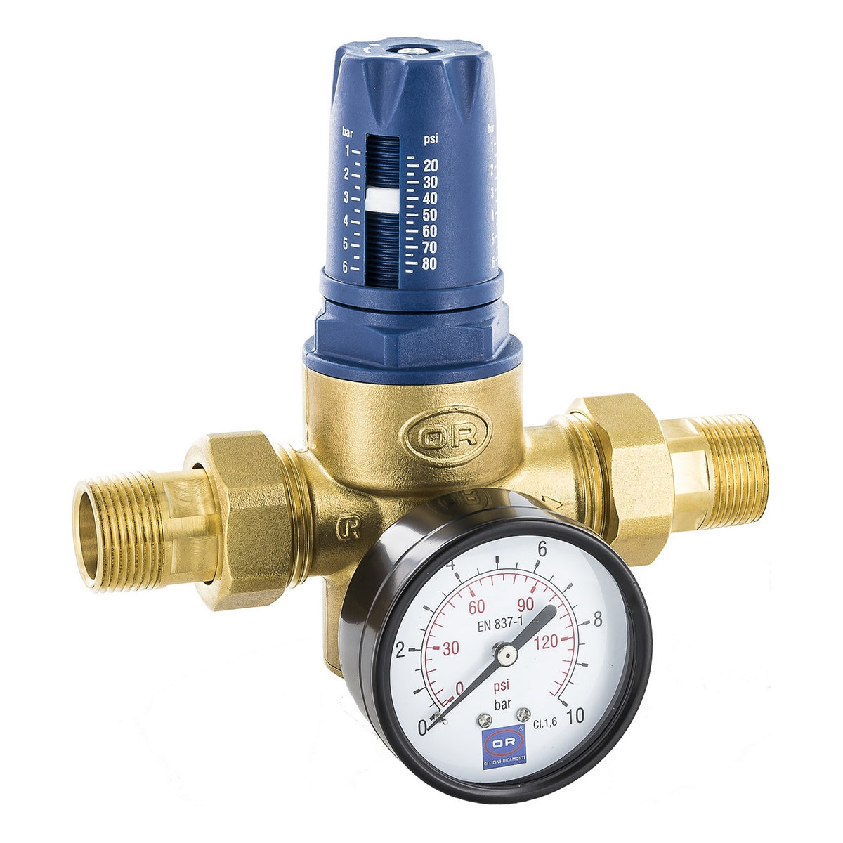 Drehen Sie den 1/2-Zoll-Membrandruckminderer