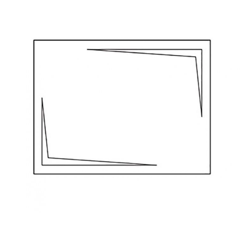 Zeus Line LED-Hintergrundbeleuchtungsspiegel 60x80 cm