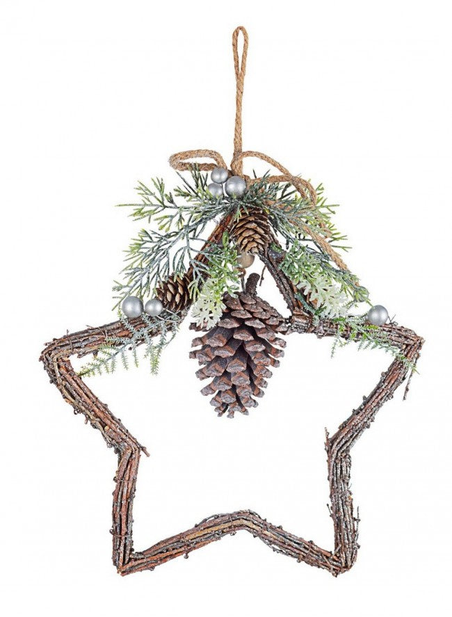 8x Anhänger Reynard Silver Berry Star