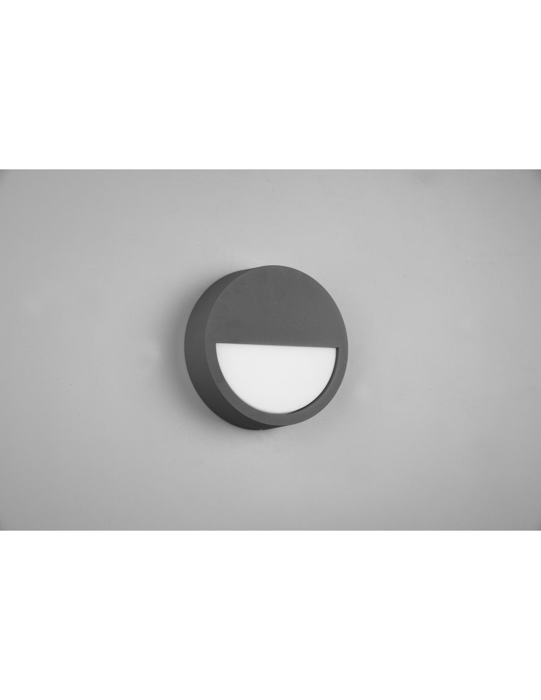 Außenwandleuchte IP54 Rund Anthrazit Led Pedro Trio Lighting