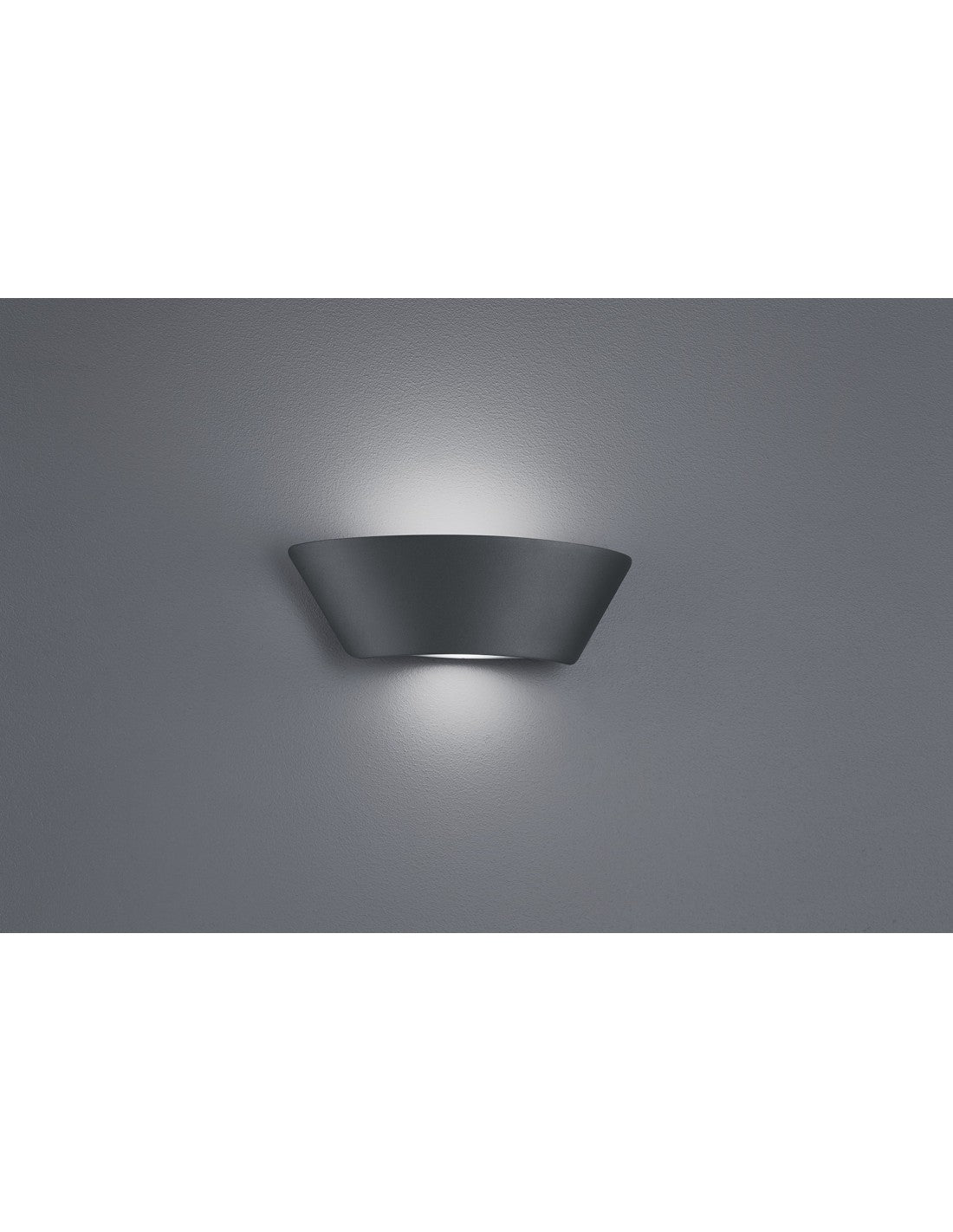 LED-Wandleuchte mit doppelter Emission für den Außenbereich Sacramento IP54 Anthrazit Trio Lighting