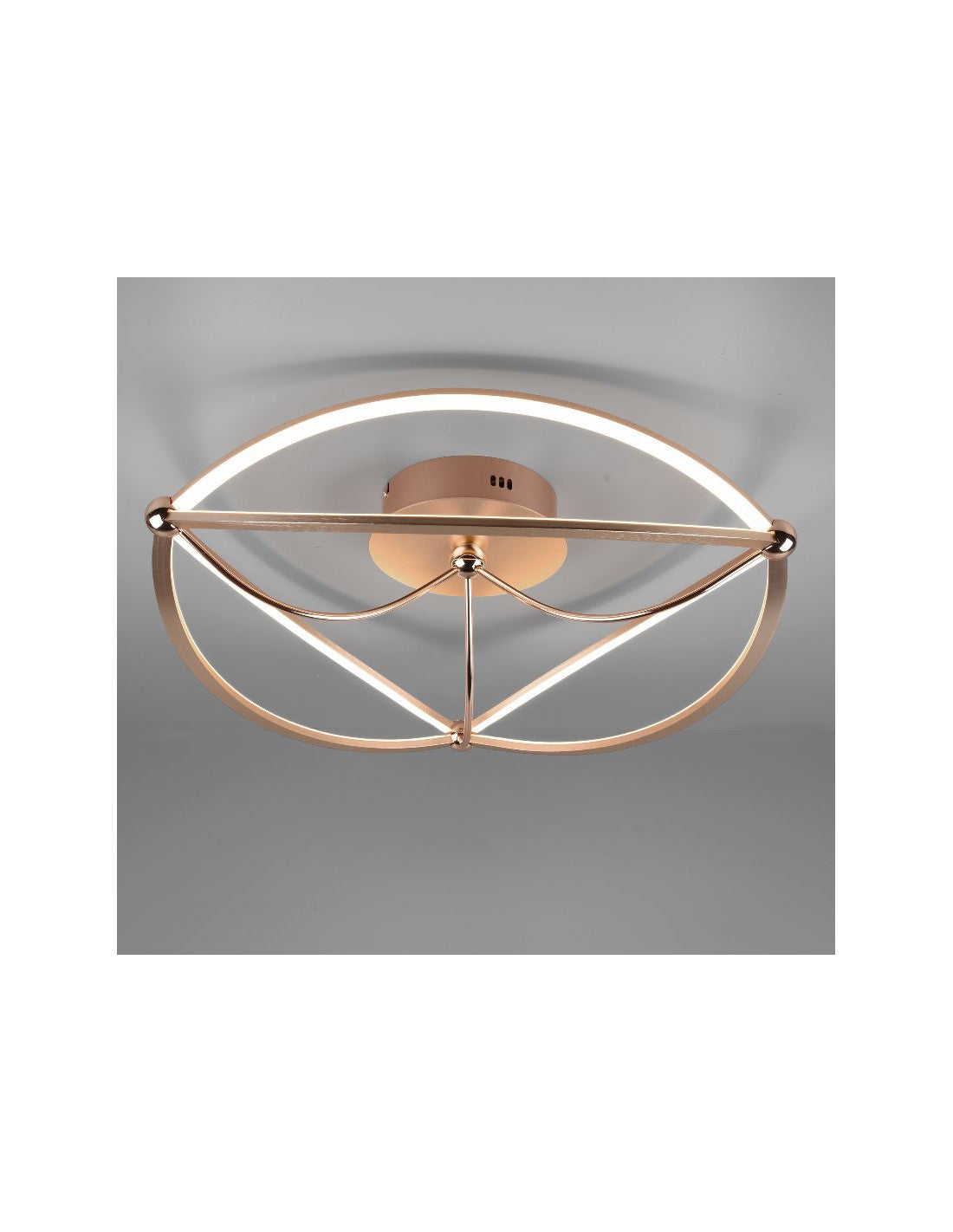 Moderne LED-Deckenleuchte 42w Charivari Brass Trio Lighting