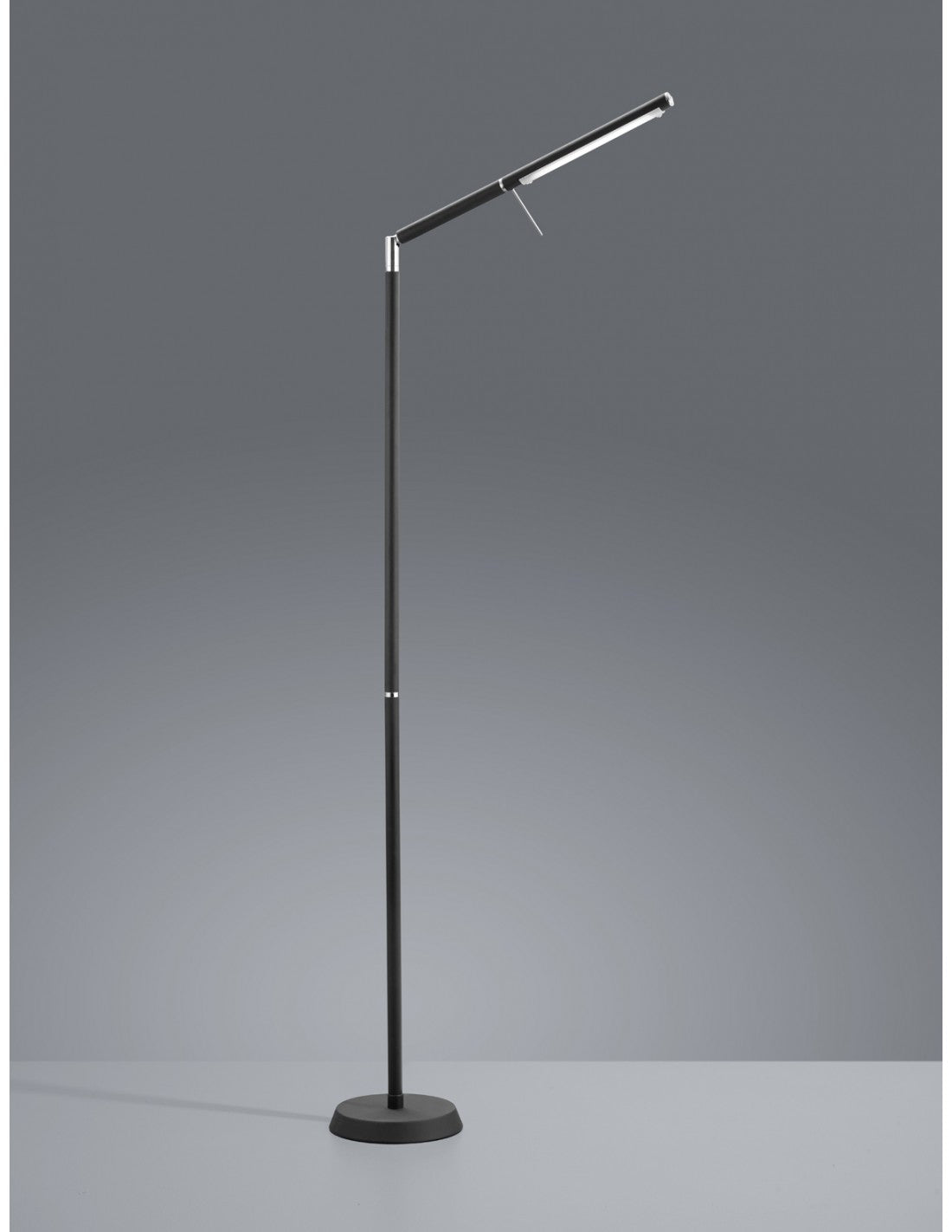 Schwarze Filigran-LED-Stehleuchte mit Touch-Sensor, H162 cm, Trio-Beleuchtung