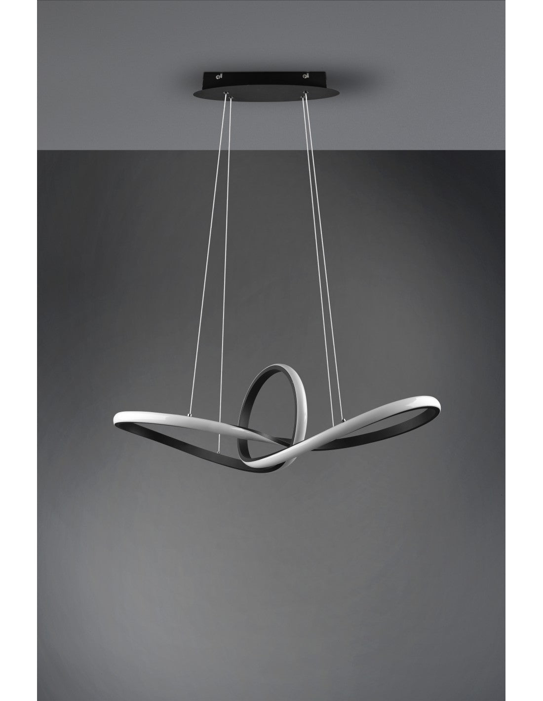 Sansa Led 28w Dimmerbare Black L80 cm Black Light Lighting