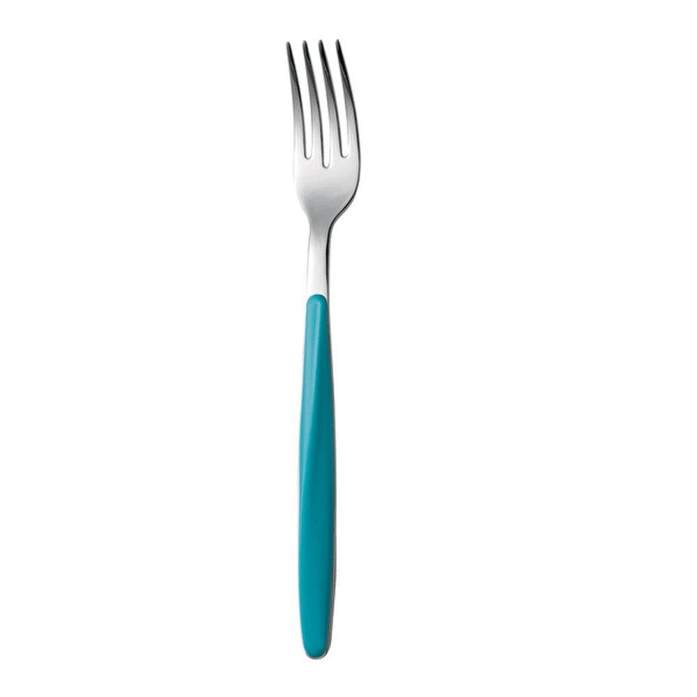 Meine Fusion Guzzini-Gabel, türkise Farbe