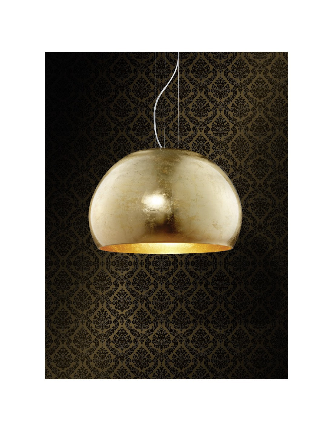 Moderner Hängelampenschirm Gold Opalglas Ø51 cm Ontario Trio Lighting
