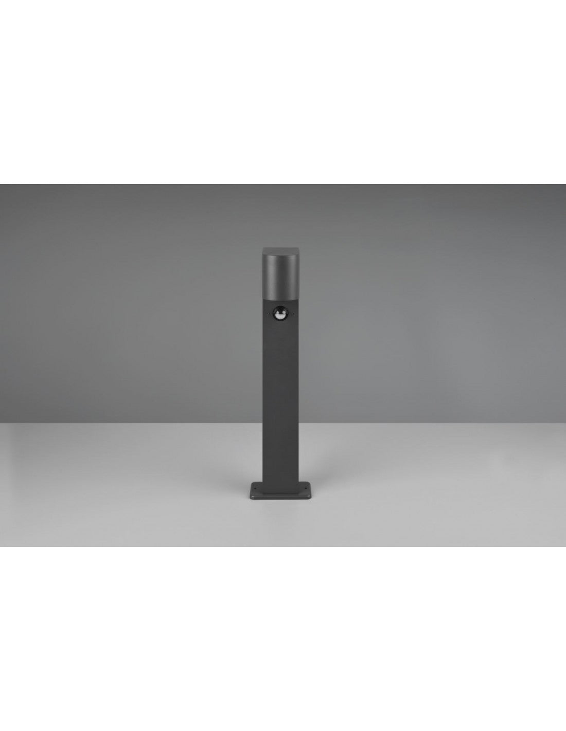 Niedriger Gartenpoller 1xGU10 Roya Anthrazit IP44 Bewegungssensor Trio-Beleuchtung