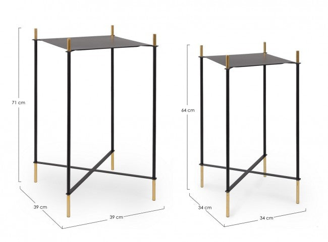 Set2 Tavolino Anisha Alto Alto