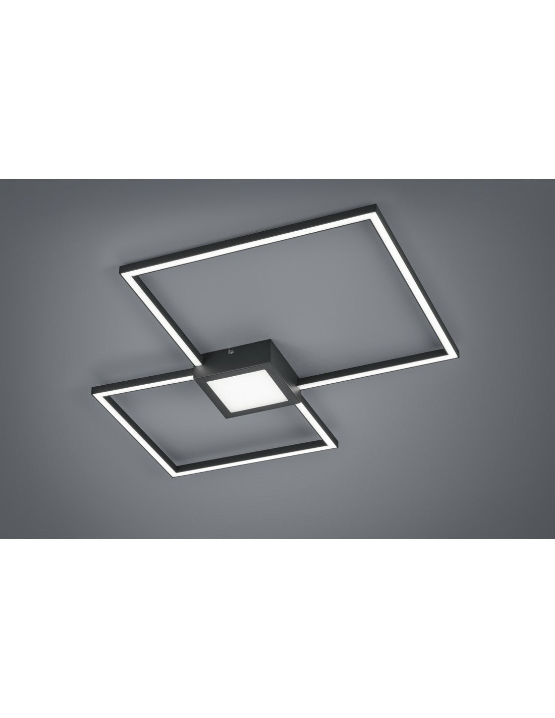 Plafonerin Hydra Dozed Quadrato Led 28w Anthrazit L65 cm Deinbares Trio Lighting