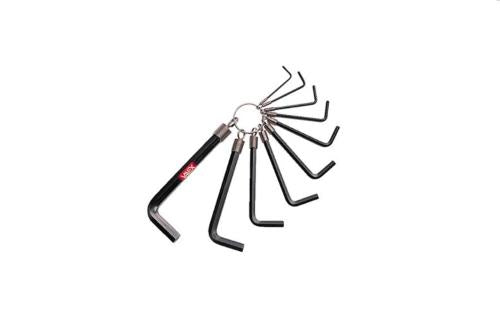 Valex Satz mit 10 Inbusschlüsseln 1,5–10 mm mit Ring 1460512