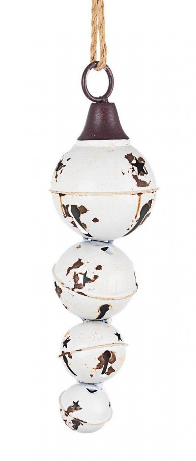 8x Anhänger 4f Bell weiß gelernt