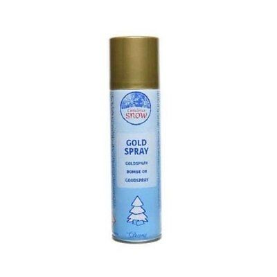 Goldspray für Weihnachtsdekorationen 150 ml