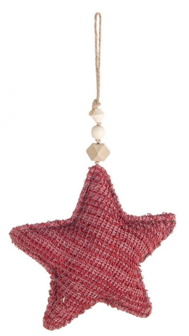 12x Anhänger Nora Red Star