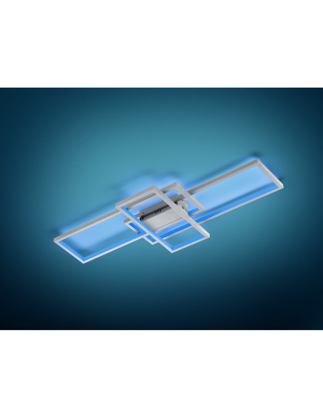 Thiago Led Deckenleuchte 3 Rechtecke L104 cm Nichel Trio Lighting