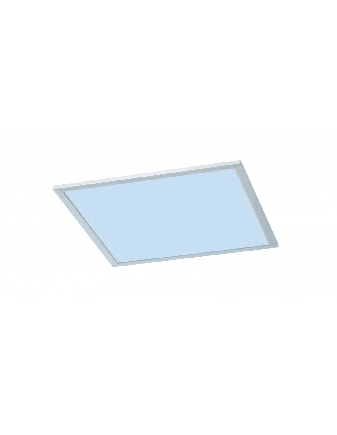 Quadratische Deckenleuchte Griffin LED Dimmbar Rgbw Nickel 39x39 cm Trio Lighting
