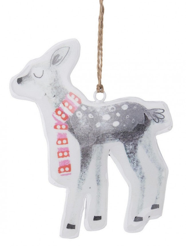 12x Anhänger rosiger Renna C.