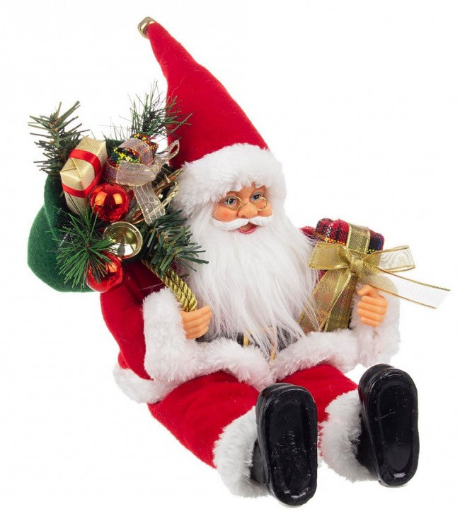 8x traditioneller Vater sitzt