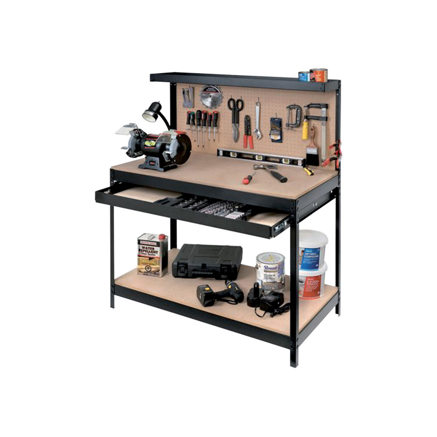 Werkbank Cm. 121 x 61 x 93-150h