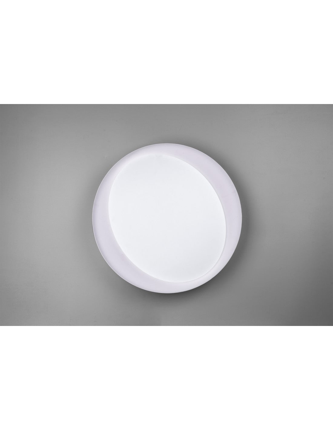 Dimmbare LED-Deckenleuchte Zeta Ø48 cm, graue Trio-Beleuchtung
