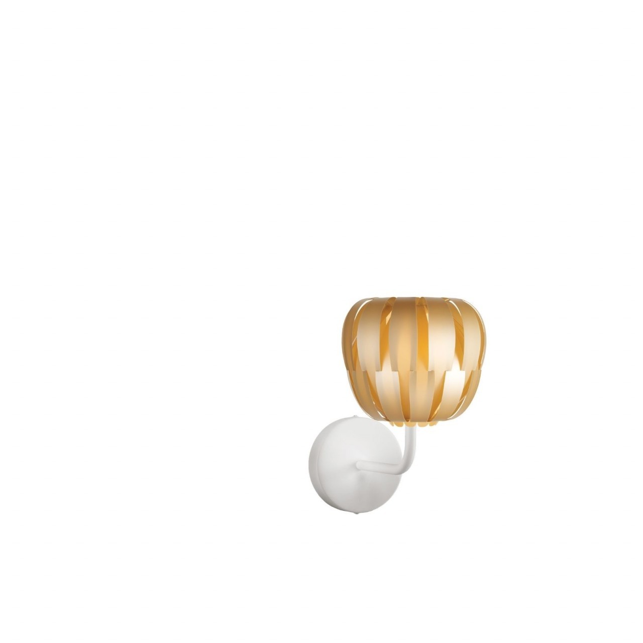 Neue goldene Applikation aus Metall cm. 19 x 25 x 26h