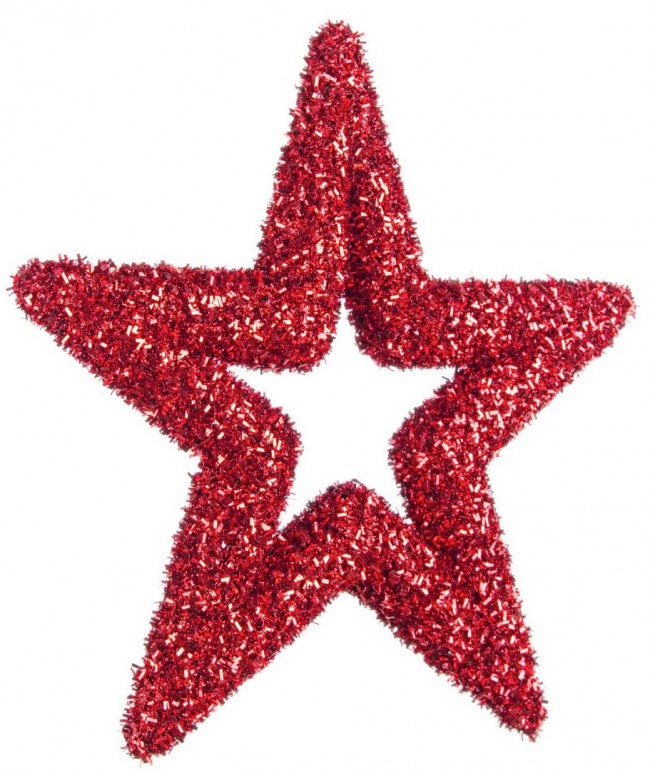 12x Angelica Red Star Flag l