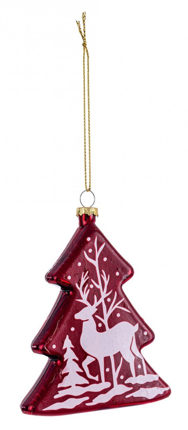 12x Anhänger VT Reindeer Pino Red