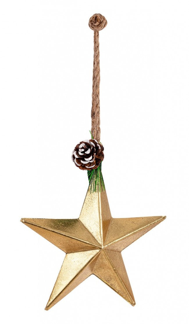 12x Anhänger Enlight Star Gold C.