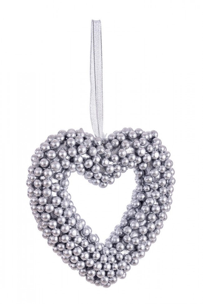 12x Everly Silver Heart Anhänger