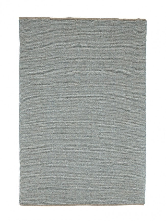 Blauer Outdoor-Teppich aus handgefertigter Kunstfaser 170x240