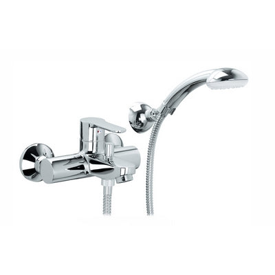 Monomixer. Badewanne mit Gelenkunterstützung Blue Line