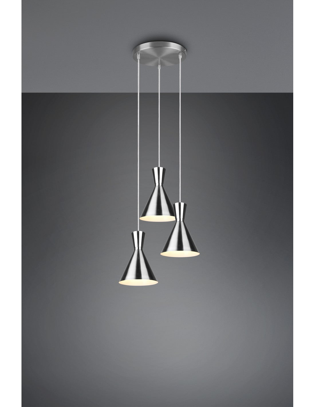 Suspension Rotz Enzo 3xE27 Schwarz Opaco Trio Lighting