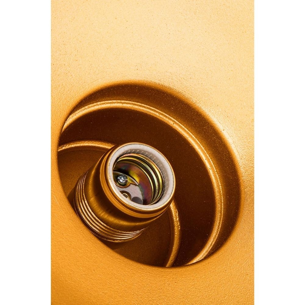 Lampada a sospensione Kumbet MDL3053 metallo nero interno oro EFFEZ