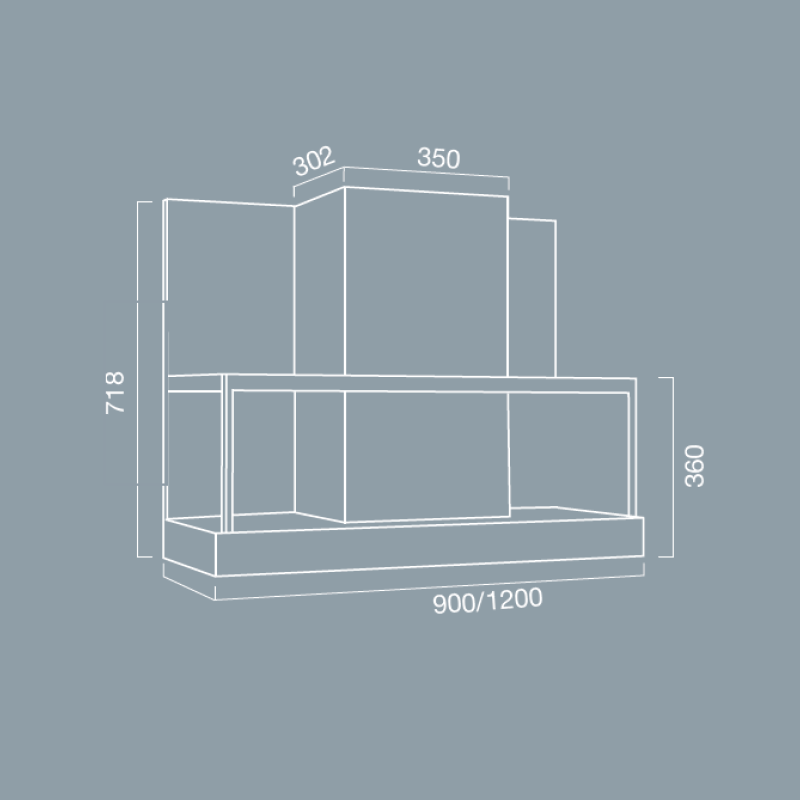 ETRA-Ansaugluft ETRA mit einem Brunnstahl von 120 cm