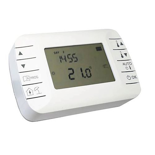 Weißer Opentherm-Chronothermostat