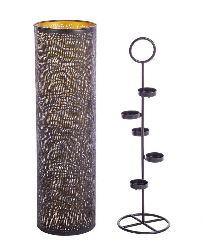 P.Talight 5p Icelyn Black-Gold