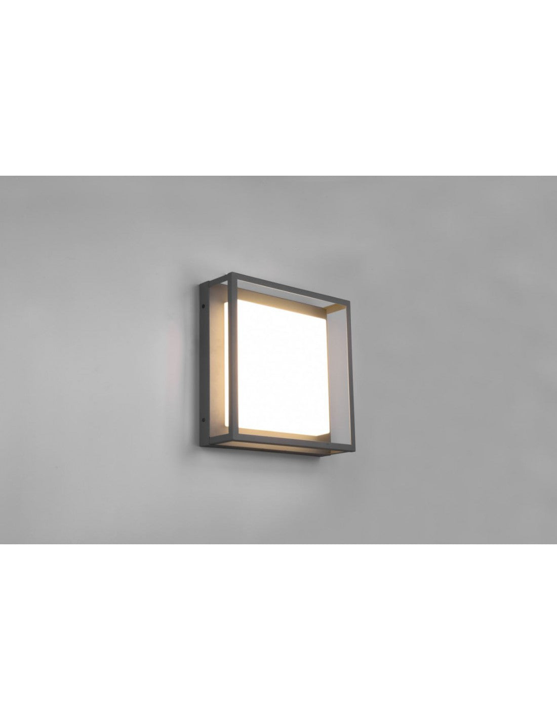 Deckenleuchte für den Außenbereich, LED-Dip-Schalter, Witham Anthrazit, IP54, Trio-Beleuchtung