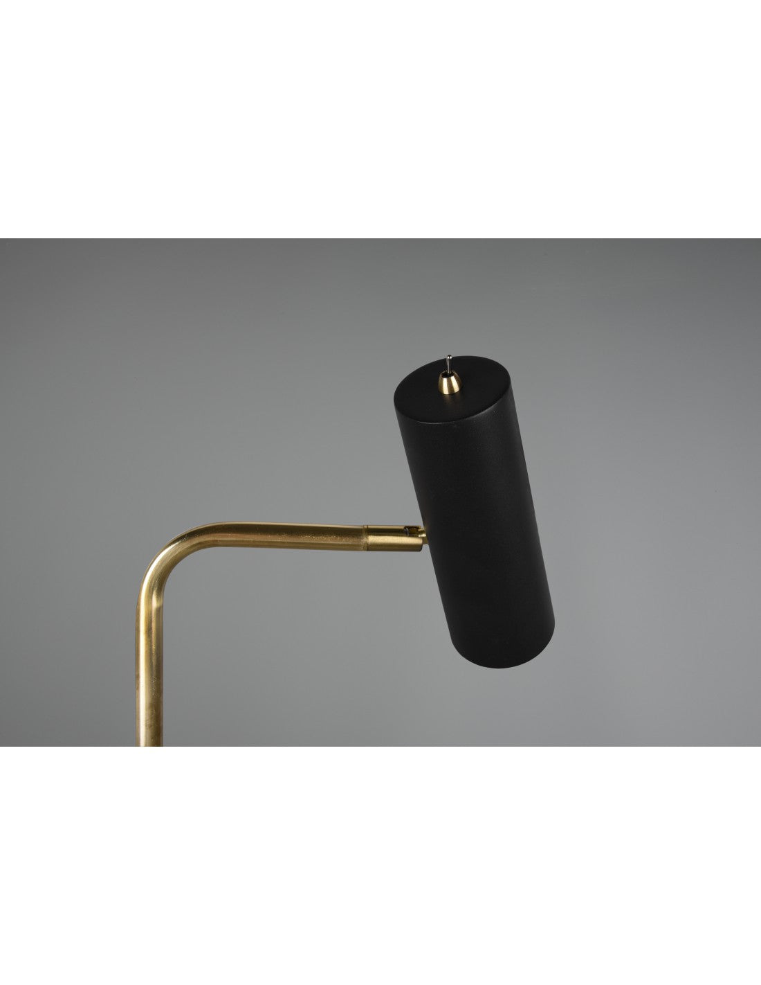 Marley Stehlampe Messing und schwarzer Spot H151 Trio Lighting
