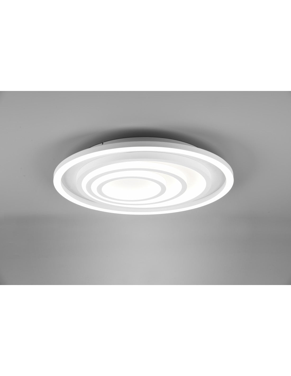 Großer Plafoniera Kyle Modern Modern Delt Kagawa Bianco Trio Lighting