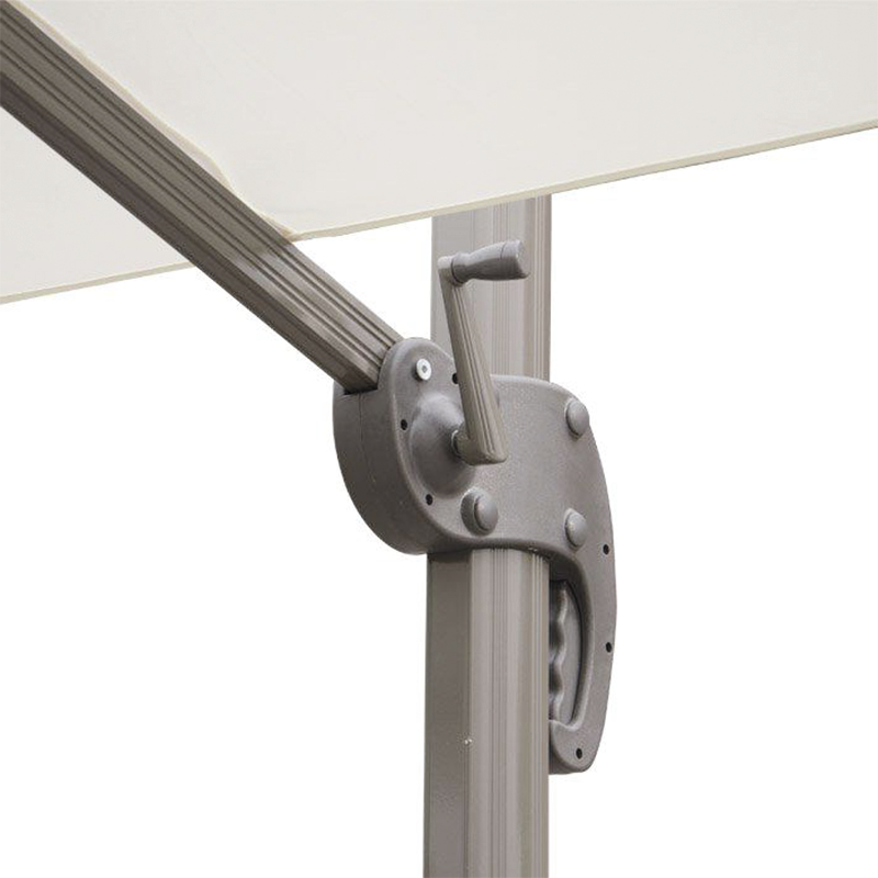 Rechtecker rechteckiger Schatten 4x3 m Weiß