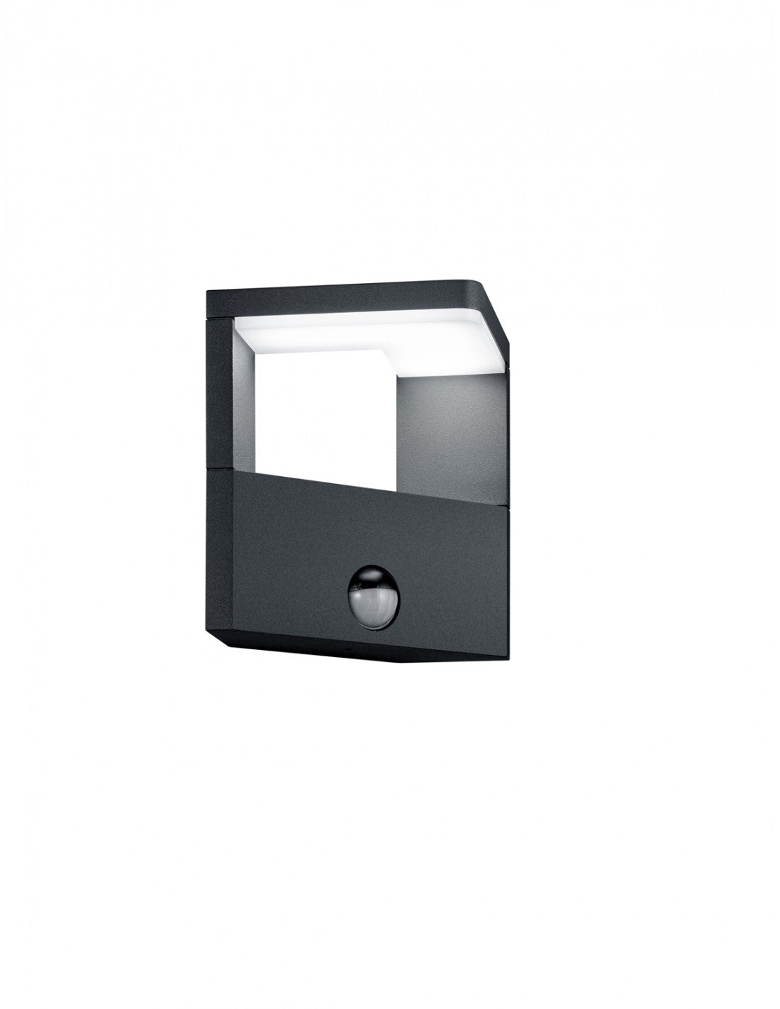 Applique Led Ingress Esterno Ganges Anthrazit mit dem Sensor der Movimento Trio Lighting