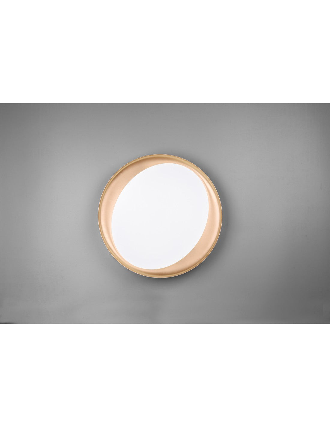 Dimmbare LED-Deckenleuchte Zeta Ø48 cm, Trio-Beleuchtung in Schwarz und Gold