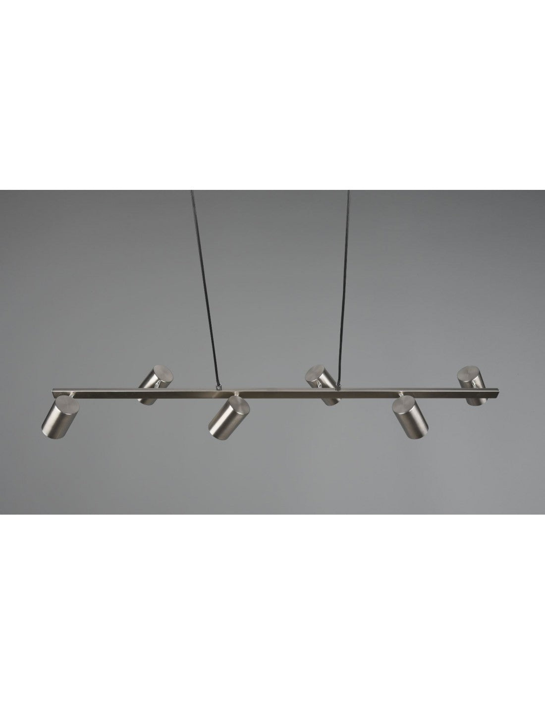 Kronleuchter 6 verstellbare GU10-Strahler Marley Nichel Trio Lighting