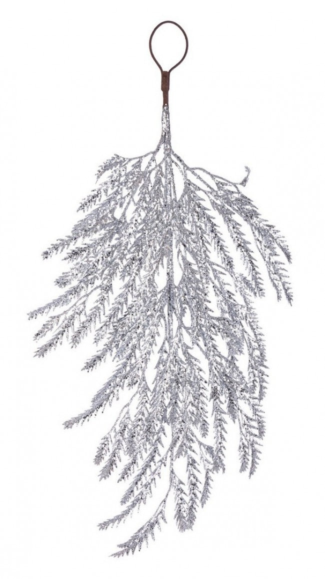 6x Dekor. Peggy Silver Drop