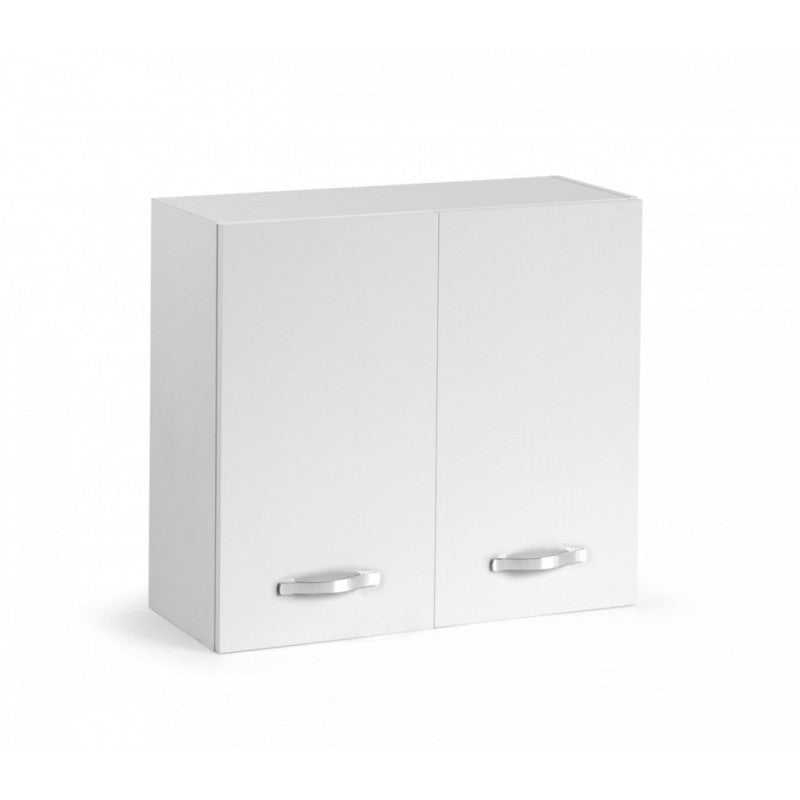 Modulares Wandelement für die Küche Esche weiß 2 Türen 80x32xH 72 cm