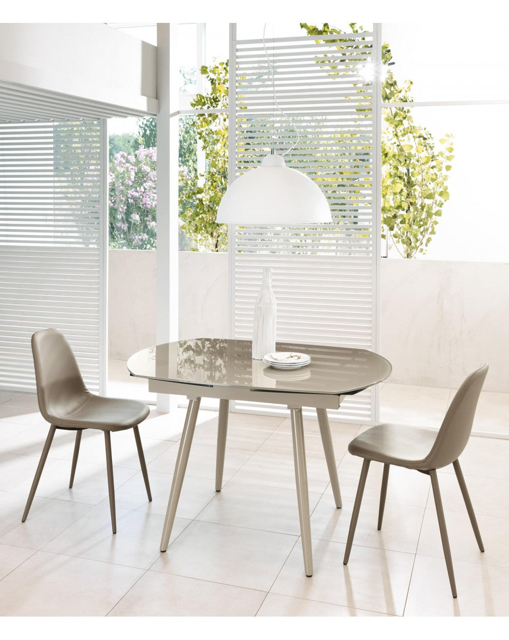 Ausziehbarer Tisch 120-180 x 90 cm – Kyoto vier