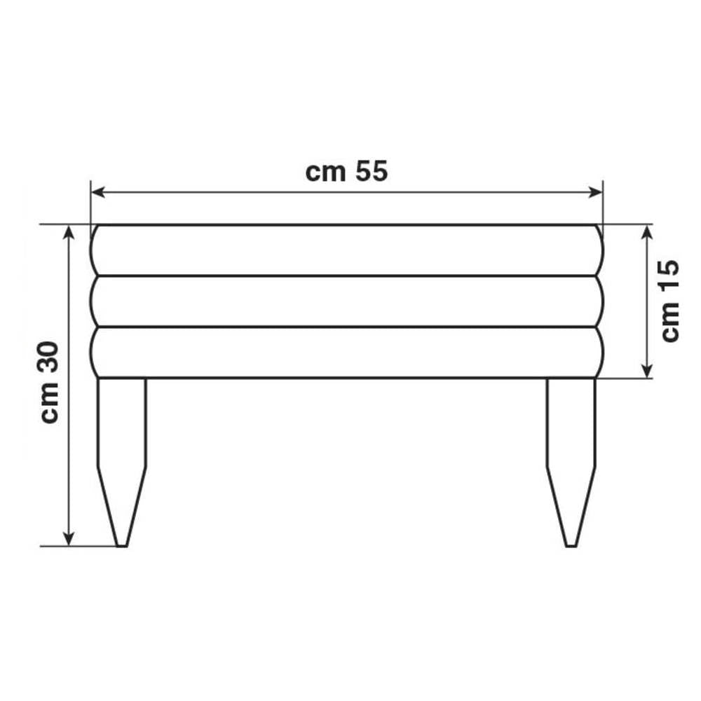 Holzzaun 55 x 30 Zentimeter für Vampirpflanzen