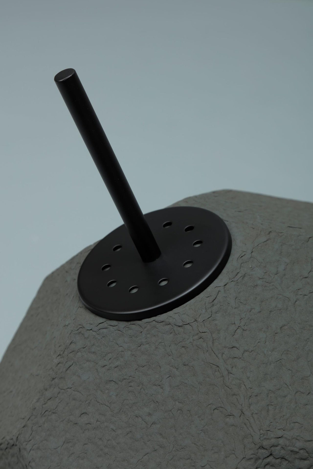 Blasenlampenschilder aus schwarzem Pappe D34xD34x160h cm