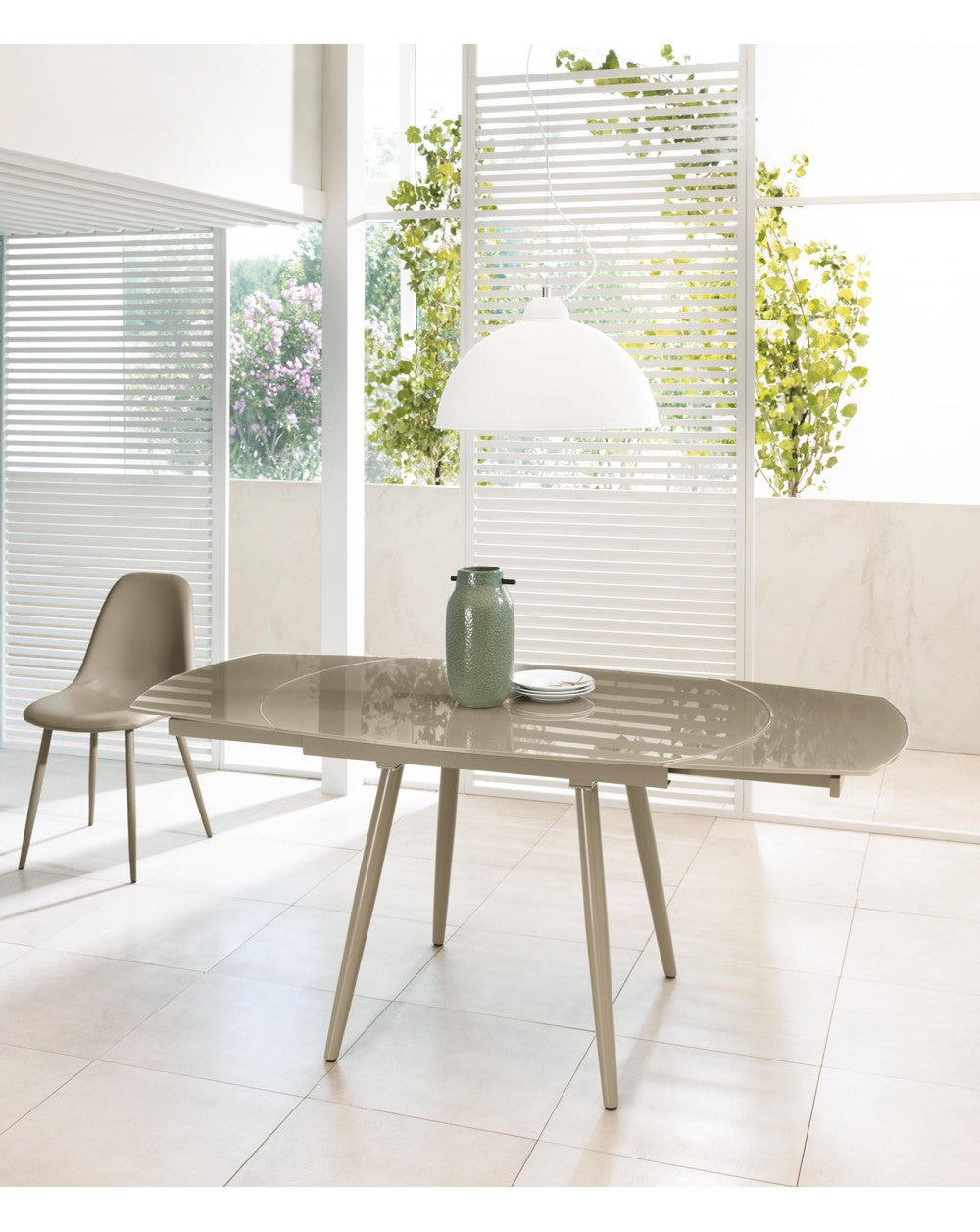 Ausziehbarer Tisch 120-180 x 90 cm – Kyoto vier