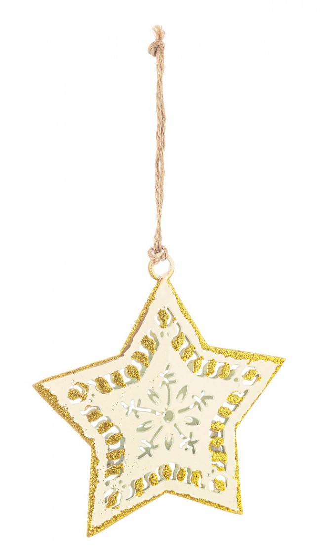 12x Flaky Stella Oro Anhänger